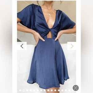 Billy J - Luna Dress - Navy - AU 6 (XS)